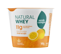 imagem de Iogurte Verde Campo Whey 11 Maracujá 140g