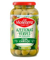 imagem de Azeitona La Violetera Verde 500g