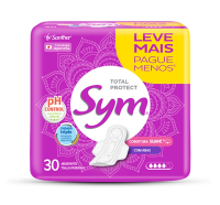 imagem de Absorvente Sym c/ Abas Suave c/30