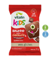 imagem de Bolinho Vitalin Kids Chocolate Sem Glúten 30g