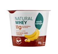 imagem de Iogurte Verde Campo Whey 11 Banana c/ Canela 140g