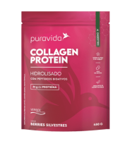 imagem de Colágeno Puravida Protein Berries Silvestre 450g