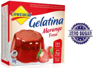 imagem de Gelatina Lowçúcar Morango 10g Zero Açúcar