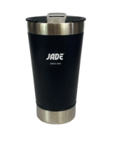 imagem de Copo Térmico Jade Preto c/ Tampa 473ml