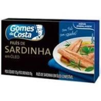 imagem de Filé de Sardinha Gomes Costa Óleo 125g