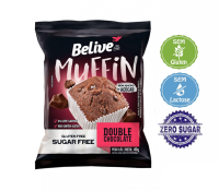 imagem de Muffin Belive Sem Glúten, Sem Lactose , Zero Açúcar Double Chocolate 40g