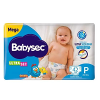 imagem de Fralda Descartável Babysec Mega P c/42